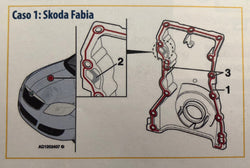 Coperchio motore skoda fabia