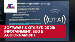SOFTWARE & OTA BYD 2025: INFOTAINMENT, BUG E AGGIORNAMENTI