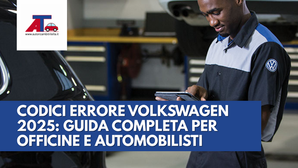 CODICI ERRORE VOLKSWAGEN 2025: GUIDA COMPLETA PER OFFICINE E AUTOMOBILISTI