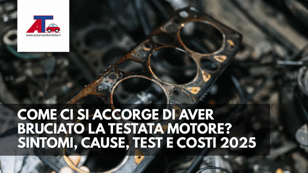 COME CI SI ACCORGE DI AVER BRUCIATO LA TESTATA MOTORE? SINTOMI, CAUSE, TEST E COSTI 2025