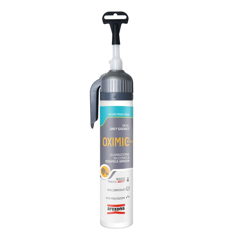 ✅ 0077 AREXONS - GUARNIZIONE SILICONICA RTV OXIMIC PRO GRIGIA 200ML