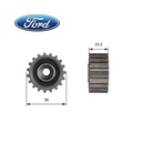 ✅ 1103598 FORD - TENDICINGHIA GALOPPINO CINGHIA DENTATA FORD 1005823 FORD 6177884
