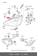 ✅ FORD 1152091 - HEADLAMP ASSY