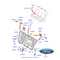 ✅ 1231481 FORD - DISPOSITIVO SGANCIO SEDILE POSTERIORE SX FIESTA NUOVO ORIGINALE