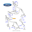 ✅ 1250806 FORD - CINTURA DI SICUREZZA ANTERIORE DESTRA FOCUS