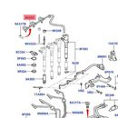 ✅ 1346471 FORD - KIT TUBI DI RITORNO CARBURANTE INIETTORI ORIGINALE