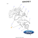 ✅ 1517754 FORD - POMPA ACQUA ORIGINALE FORD MONDEO FD GD