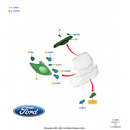 ✅ 1581460 FORD - FANALINO LUCE TARGA FORD KA CCU