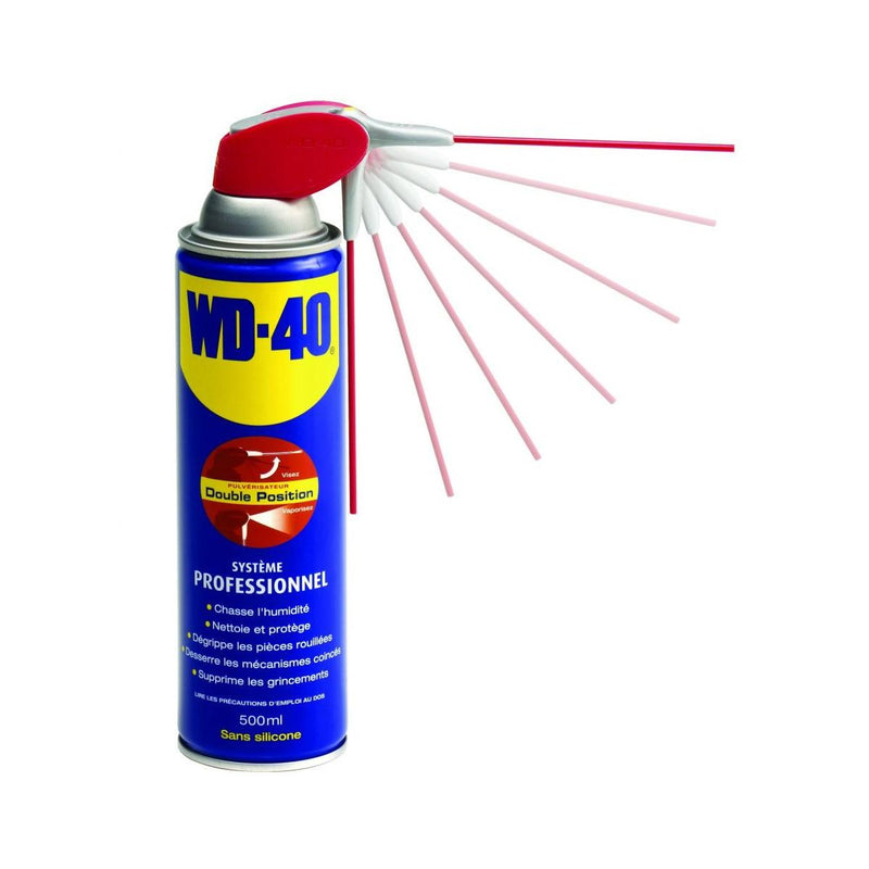 ✅ 39034 WD-40 SPRAY MULTIFUNZIONE 500ML DOPPIA POSIZIONE - LUBRIFICANTE, SBLOCCANTE, ANTICORROSIVO