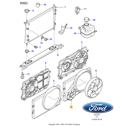 ✅ 4121069 FORD - ELETTROVENTOLA COMPLESSIVO MOTORINO E VENTOLA FORD TRANSIT FY