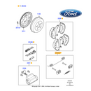 ✅ 4387350 FORD - KIT ACCESORI FRENO GANASCE MOLLE