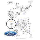 ✅ 6710259 FORD - RULLO TENDICINGHIA COMPLETO SUPPORTO ALTERNATORE
