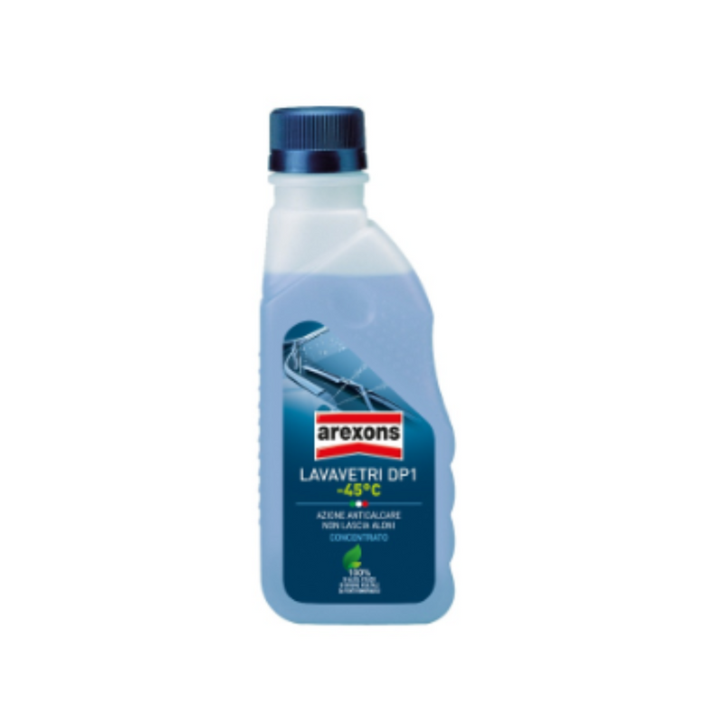 ✅ 8401 AREXONS - LAVAVETRI DP1 -45°C CONCENTRATO 250ML: DETERGENTE E ANTICONGELANTE PER VETRI AUTO