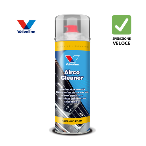 ✅ 887067 VALVOLINE - AIRCO CLEANER – SCHIUMA IGIENIZZANTE PER IMPIANTI DI CLIMATIZZAZIONE AUTO 500ML