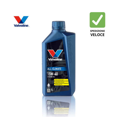 ✅ 908779 VALVOLINE - ALL-CLIMATE 15W40 – OLIO MOTORE MULTIGRADO PER DIESEL, BENZINA E GPL, AUTO E VEICOLI COMMERCIALI