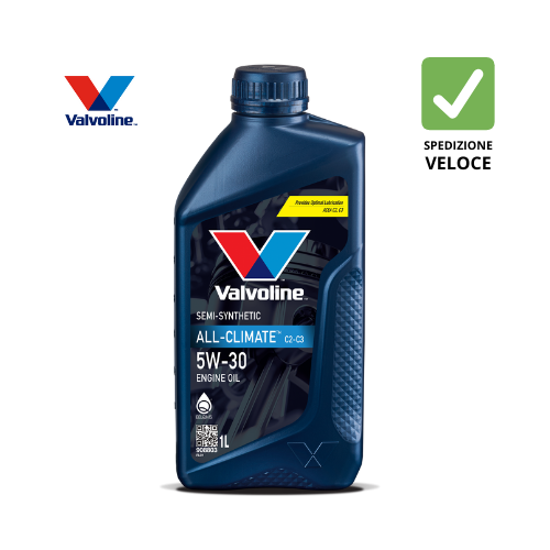 ✅ 908803 VALVOLINE - ALL-CLIMATE C2/C3 5W30 – OLIO MOTORE SEMISINTETICO PER MOTORI DIESEL, BENZINA E GPL CON DPF