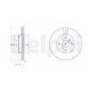 ✅ BG3520 DELPHI - COPPIA DISCHI FRENO 2 PZ 435120D050 TOYOTA
