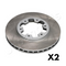 ✅ DI-144C JAPANPARTS - COPPIA DISCHI FRENO
