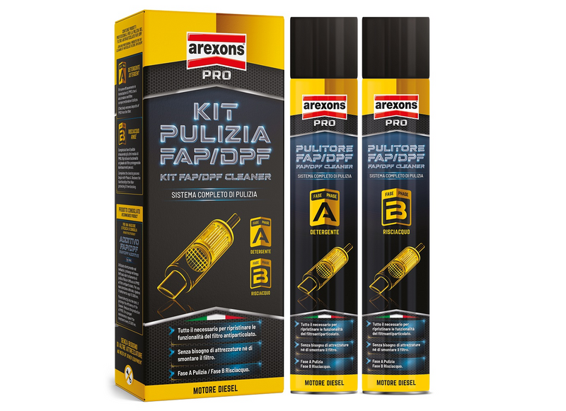 ✅ KIT PULIZIA FAP/DPF AREXONS 3705 - MANUTENZIONE FILTRI ANTIPARTICOLATO DIESEL