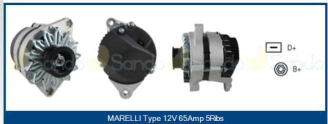 ✅ Alternatore PARIS-RHONE PRAL148 (Codice OEM 46231678) per FIAT Fiorino, Tempra, Ritmo, Tipo, Uno, Innocenti, Lancia