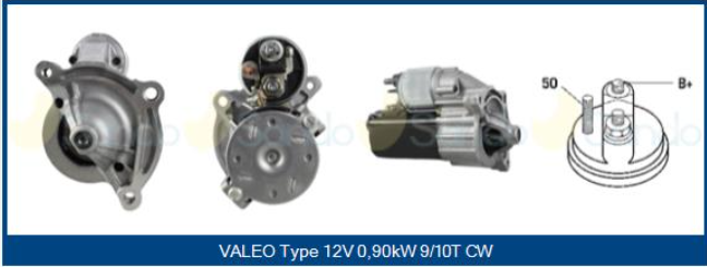 ✅ Motorino di Avviamento 3EFFE STRL083MR (Codice OE 5802A0) per Peugeot 206 2 Volumi / Coda Spiovente Benzina