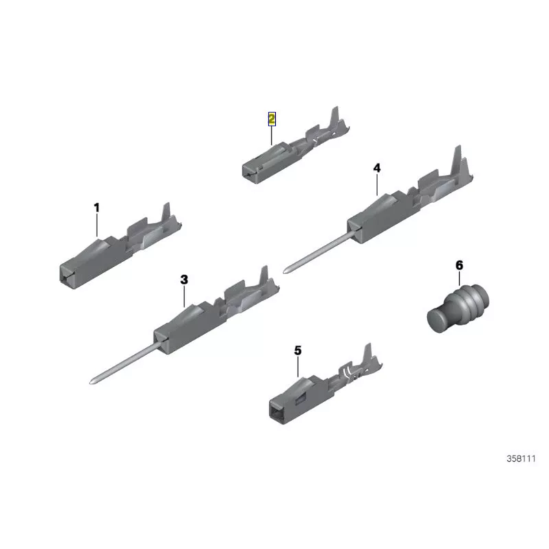 ✅ BMW 61131393704 - CONNETTORE SPINA CABLAGGIO KIT 10 PEZZI ORIGINALI