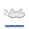 ✅ CL BRAKES 3078MSC - Pastiglie freno moto (compound MSC)