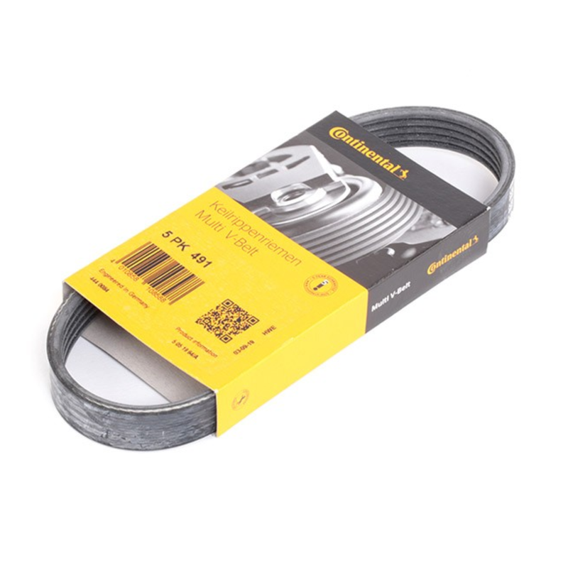 ✅ CONTITECH 5PK491 – CINGHIA SERVIZI 491mm 5 ALETTE – OE 03C145933A