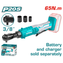 ✅ INECO 4704700020 – CRICCHETTO 3/8" A BATTERIA 20V TDRLI2060151