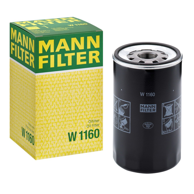✅ MANN-FILTER W1160 - FILTRO OLIO AD AVVITAMENTO M30x2 MAN 51055017160 51055017180