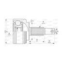 ✅ OPEN PARTS CVJ5769.10 – Kit Giunto Semiasse (31/27 denti – Ø98 mm) – 391009620R