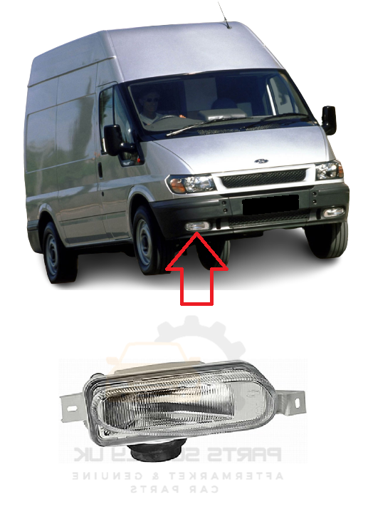 NUOVO PER FORD TRANSIT 2000 - 2006 ESCORT PARAURTI ANTERIORE FENDINEBBIA DESTRA/SINISTRA 4395813