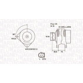 ✅ Alternatore  PARIS-RHONE PRAL210EQ (Codice OEM 12317797660) per BMW e LAND ROVER