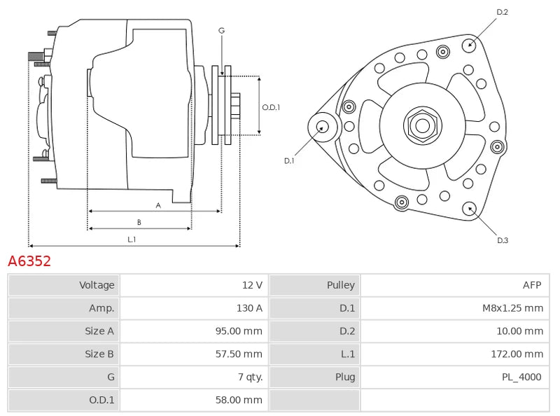 ✅ 89213731 POWERMAX - ALTERNATOR TOYOTA LAND CRUISER LRA03201 LUCAS