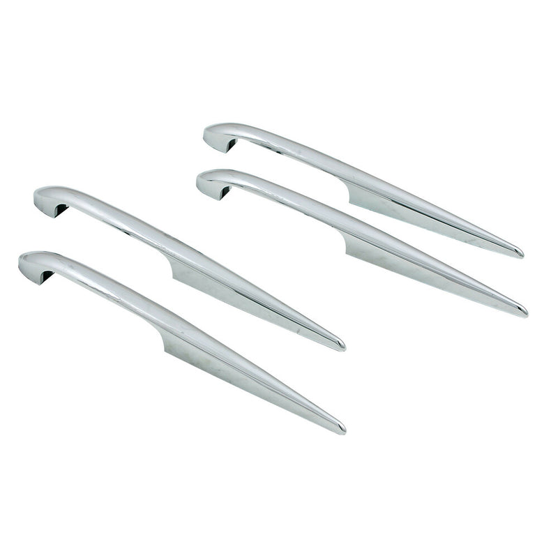 *SET 4 PINNE DECORATIVE CORTE CROMO