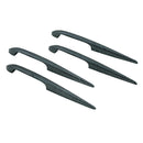 *SET 4 PINNE DECORATIVE CORTE CARBON