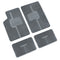 26524 - Uni-Fit serie tappeti 4 pezzi in pvc - Grigio