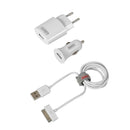 38945 - Kit 3 in 1 Apple Dock 30 Pin - 12/24V + 230V