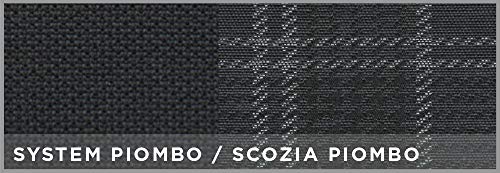 CORA 000129149 Serie Completa coprisedili Personalizzati Fiat Panda dal 2012 5 posti, Scozzese Grigio