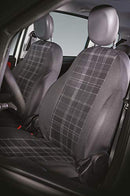 CORA 000129149 Serie Completa coprisedili Personalizzati Fiat Panda dal 2012 5 posti, Scozzese Grigio