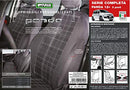 CORA 000129149 Serie Completa coprisedili Personalizzati Fiat Panda dal 2012 5 posti, Scozzese Grigio