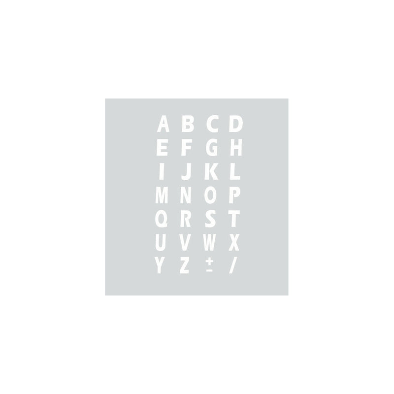 90392 - Spell-It Lettere adesive (15x10 mm) - Bianco - A-Z kit