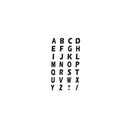 90393 - Spell-It Lettere adesive (15x10 mm) - Nero - A-Z kit