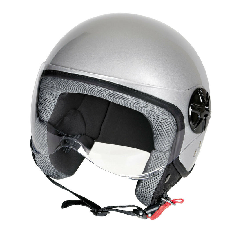 90781 - LD-2 casco demi-jet - Argento - XL