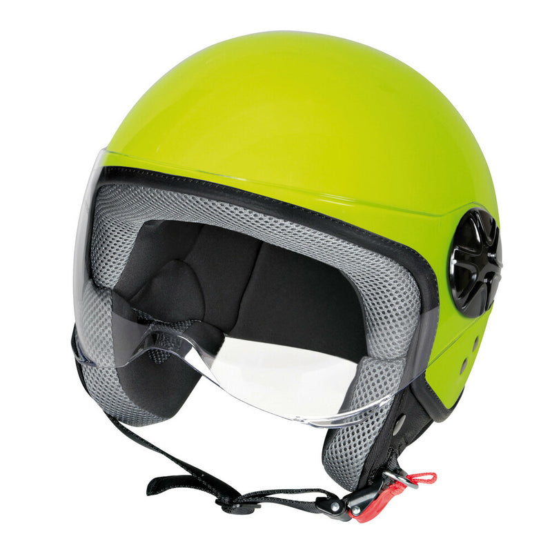 90782 - LD-2 casco demi-jet - Giallo fluo - XS