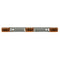 98173 - Metal Led-Bar barretta metallica 9 Led - 24V - Arancio