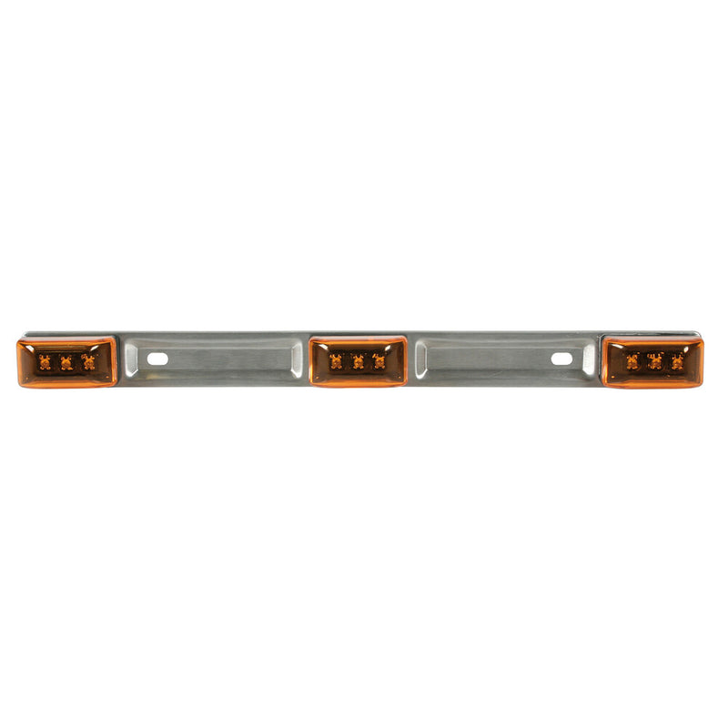 98173 - Metal Led-Bar barretta metallica 9 Led - 24V - Arancio