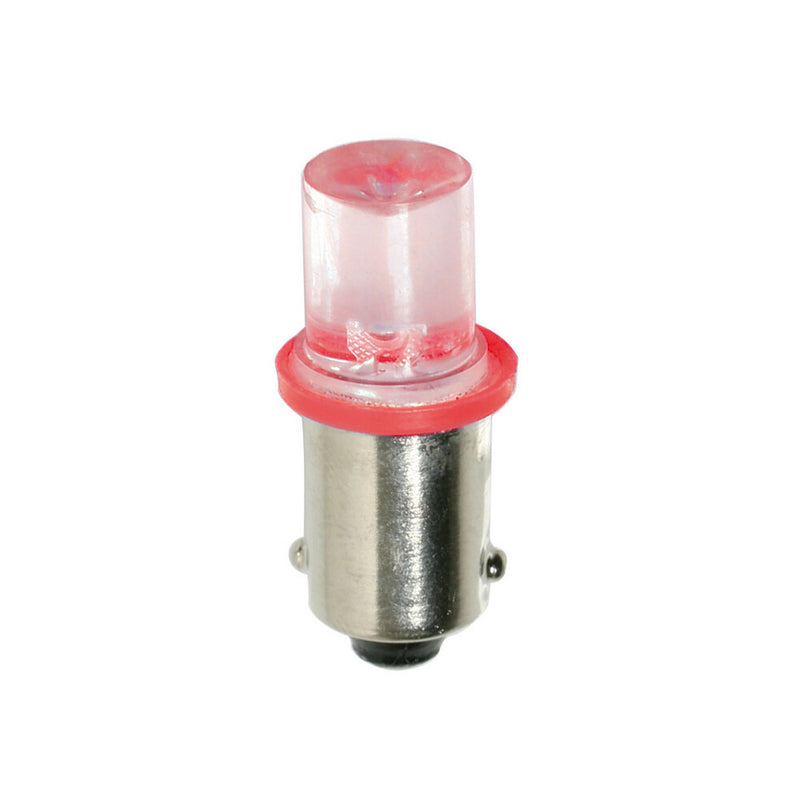 *CP.LAMPADE 24V 1 LED ROSSO BA9S