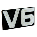 *EMBLEMA"V6"LUCE LED BIANCA