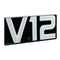 *EMBLEMA"V12"LUCE LED BIANCA